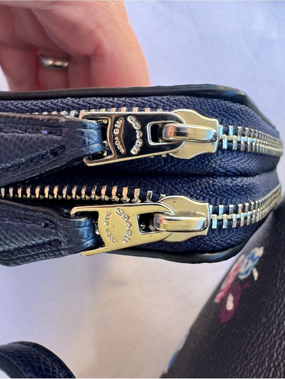 COACH Floral Mini Bennett Satchel and Zip Wallet Set - Picture 6 of 16